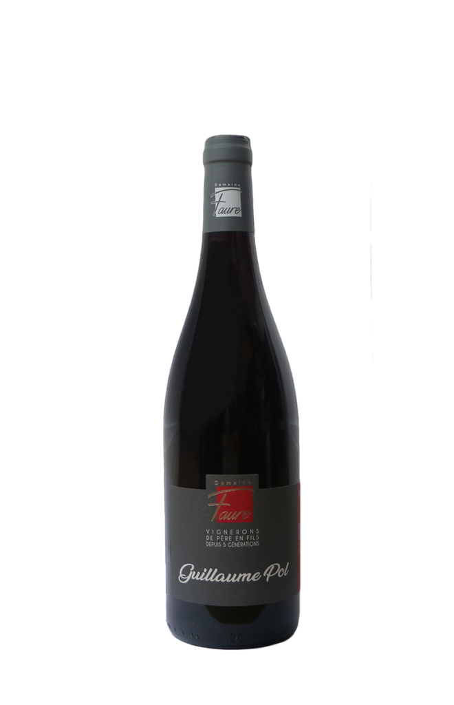 Bouteille de Guillaume Pol, vin rouge du Domaine Faure