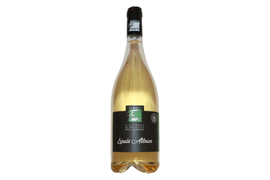 Bouteille de Louis Alban, vin blanc du Domaine Faure